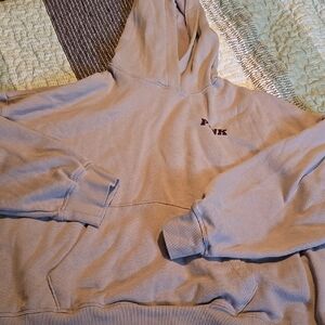 PINK Victoria's Secret Tan Pullover Sweater with Hood